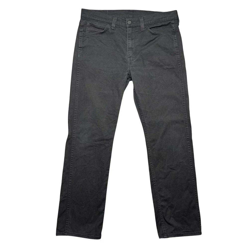 Levi's‎ Pants Mens 32 Black 513 Slim Straight Denim Jeans 06990-110